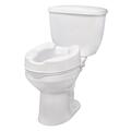 Wmu Raised Toilet Seat with Lock - White 478499